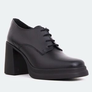 L’Intervalle Women Leather Heeled Lace-Up Oxford Shoes, - EU 41, US 10